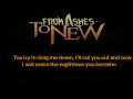 From Ashes To New - Nightmare [Lyrics on screen]