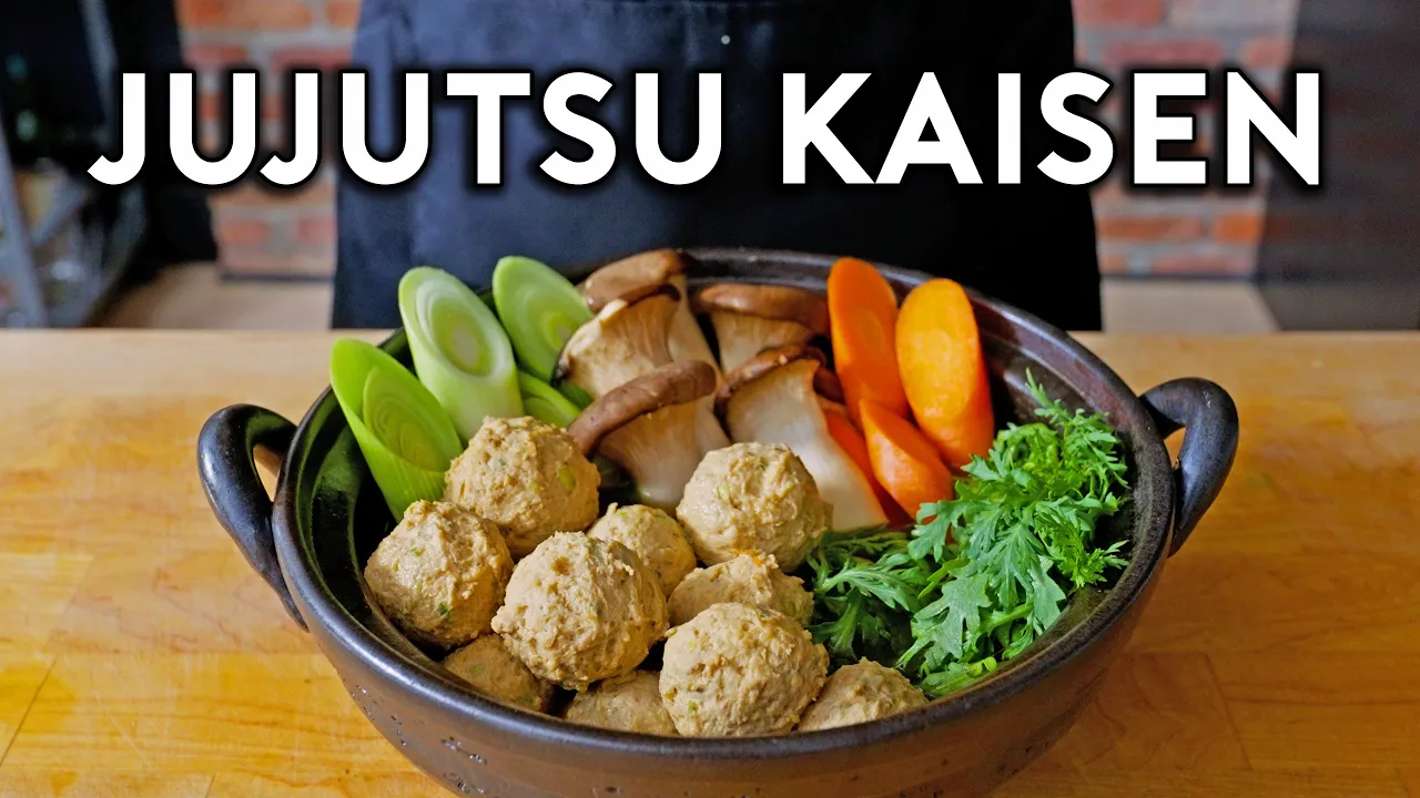 How to Make the Chicken Meatball Hotpot from Jujutsu Kaisen   Anime with Alvin
