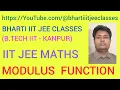 L 54 MOD 7 IIT JEE MAINS AND ADVANCED MATHS MODULUS FUNCTION