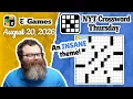 Learning Crossword Week 115 NYT Crossword Thursday August 20 2026