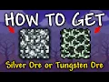 How to Get Silver Ore Tungsten Ore in Terraria How to Find Silver Ore terraria