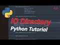 Python Tutorial 55 for Beginners IO - Directory Lativa19
