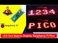 Demo MAX7219 LED Dot Matrix Display with Raspberry Pi Pico