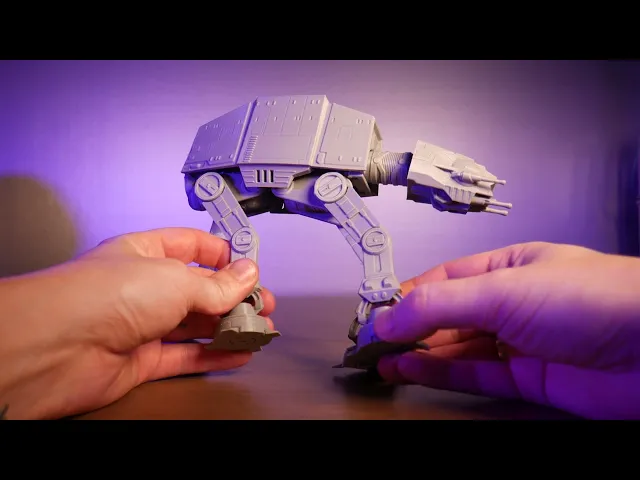 Print-in-place Articulated STARWARS AT-AT Ver2.0 video thumbnail