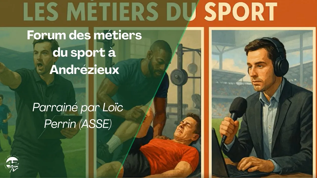 42Tv Event| Forum des métiers du sport à Andrézieux - Parrainé par Loïc Perrin (ASSE)