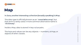 Java Map CodeGym University Course