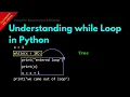 Understanding while Loop in Python Lesson 54 Python For Beginners
