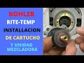 KOHLER RITE TEMP CARTRIDGE AND PRESSURE BALANCING UNIT REPLACEMENT