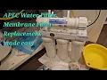 APEC RO-90 Reverse Osmosis Water Filter System - replacing Dow FilmTec membrane