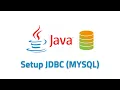 Setup JDBC for Java - database connectivity