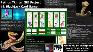 Python Tkinter Project 05 BlackJack Game