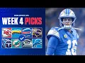 NFL Predictions and Best Bets For EVERY Week 4 Game Seahawks at Lions MORE