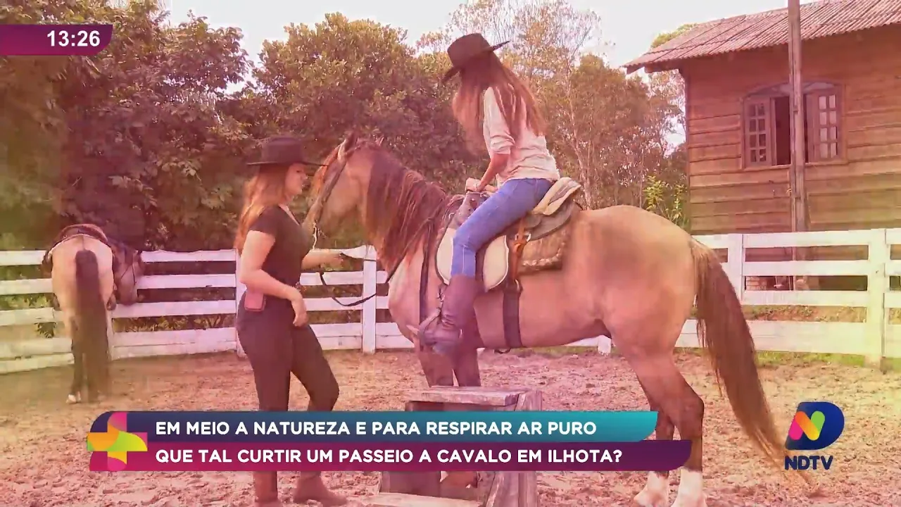 Passeio a cavalo em Ilhota, natureza pura perto de Itajaí