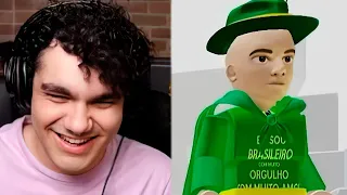 Saiko se alistando no exército do roblox