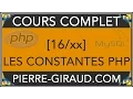 COURS COMPLET PHP MYSQL - Les constantes PHP