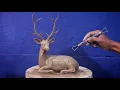 How to make deer with clay | mitti ka deer banana | clay modelling