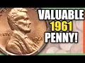 1961 LINCOLN PENNY WORTH MONEY - RARE PENNIES TO LOOK FOR