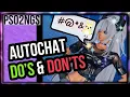 How to turn off Auto Chat how to use them PSO2 NGS guide