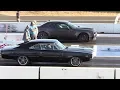 Legendary Charger vs Dodge Demon - mile drag race
