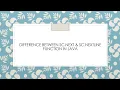 Difference between sc next sc nextLine function in java