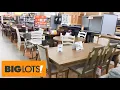 BIG LOTS KITCHEN DINING ROOM FURNITURE TABLES CHAIRS SHOP WITH ME SHOPPING STORE WALK THROUGH