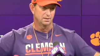Dabo Swinney s camp update pt 1