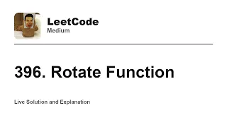 396 Rotate Function Leetcode Medium
