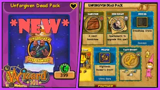 Wizard101 NEW Unforgiven Dead Pack Opening And Review