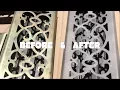 HOW TO UPDATE AIR VENT COVER How to paint floor register