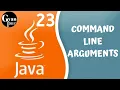 Explain Command line Arguments Java tutorial for beginners