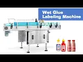 How to Debug ZS-WGTB01 Automatic Tomato Sauce Glass Bottle Cans Wet Glue Paper Labeling Machine