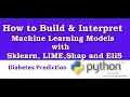 How to Build and Interpret ML Models Diabetes Prediction with Sklearn Lime Shap Eli5 in Python