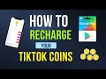 HOW TO RECHARGE YOUR TIKTOK COINS WITH GOOGLE PLAY