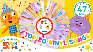 Top 20 Anniversary Hit Songs 🎶 | "20 Years of Super Simple" now on Vinyl!