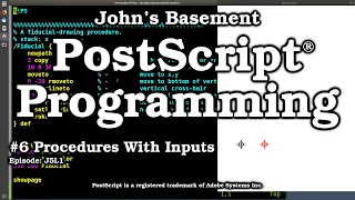 Postscript Procedures With Input Argments
