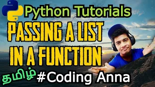 Passing a list in a Function in Python Coding Anna