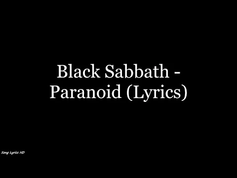 Download MP3 Black Sabbath - Paranoid (Lyrics HD)