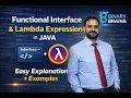 Functional Interface Lambda Expression in Java Easy Explanation with Examples