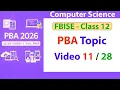 PBA File Handling in Python Read Write Append Student Records FBISE PBA 2026 Class 12