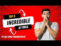 8 Incredible AI Tools to Boost Productivity Supercharge Efficiency