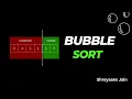 Bubble Sort Animation Intuition Algorithm Visualization