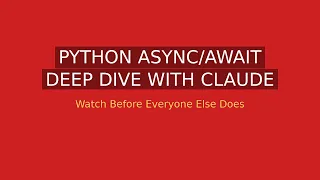 Python Deep Dive with Claude Code
