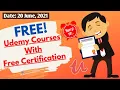 Udemy Free Online Courses with Certificate Udemy 100 OFF Coupons Udemy Free Courses