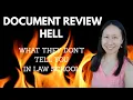 DOCUMENT REVIEW HELL What Law Schools Don t Tell You Going to Law School is Bad Lawyer Jobs