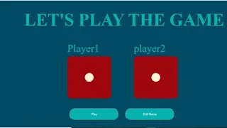 DICE CHALLENGE GAME USING HTML CSS AND JAVASCRIPT WEB DEVELOPMENT WEB-PROJECT IDEA