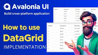 Avalonia Tutorial DataGrid Control Get Started Data Grid Cross Platform