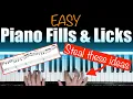 5 EASY Pop Piano Licks Fills piano tutorial
