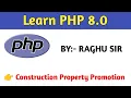 PHP 8 0 Constructor Property Promotion PHP 8 New Features in Hindi php 8 vs php7