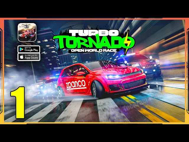 Turbo Tornado: Open World Race Gameplay Walkthrough Part 1 (Android, iOS)