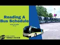 How To Ride Reading a Bus Schedule The Wave Transit System Mobile AL